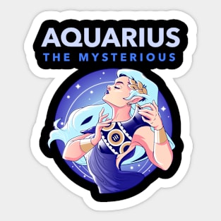 AQUARIUS THE MYSTERIOUS Sticker